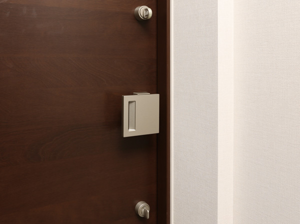 Security.  [Double Rock] To the entrance door of each dwelling unit is, Replication has established a highly effective rotary cylinder lock with a double to the difficult and picking measures.