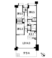 Floor: 3LDK + WIC, the occupied area: 76.13 sq m, Price: 44,580,000 yen, now on sale