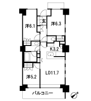 Floor: 3LDK + WIC, the occupied area: 70.02 sq m, Price: 42,880,000 yen, now on sale