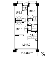 Floor: 3LDK + WIC, the occupied area: 76.13 sq m, Price: 60,980,000 yen, now on sale