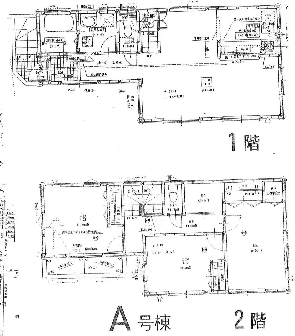 Floor plan. 28.8 million yen, 3LDK, Land area 77.69 sq m , Building area 89.4 sq m