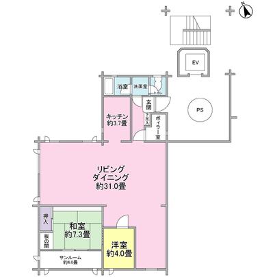 Floor plan. 100 sq m more than floor plan of