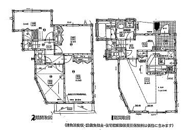 Floor plan. (C Building), Price 39,800,000 yen, 4LDK, Land area 118.42 sq m , Building area 93.12 sq m