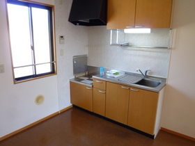 Kitchen. Indoor photo No. 202 room (the same type ・ Is the current state priority)