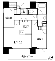 Floor: 2LDK, occupied area: 56.46 sq m, Price: TBD