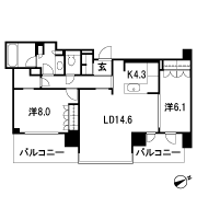 Floor: 2LDK, occupied area: 77.94 sq m, Price: 65,915,454 yen, now on sale