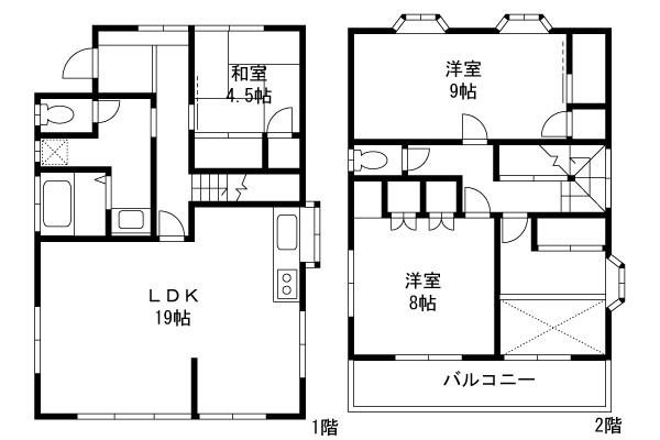 Floor plan. 23.8 million yen, 3LDK+S, Land area 136.97 sq m , Building area 108.47 sq m
