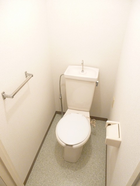 Toilet. There is also a shelf ☆