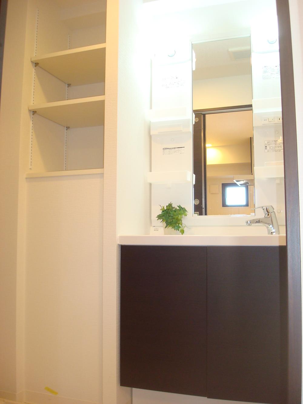 Wash basin, toilet. The basin beside there is also a storage rack (11 May 2013) Shooting