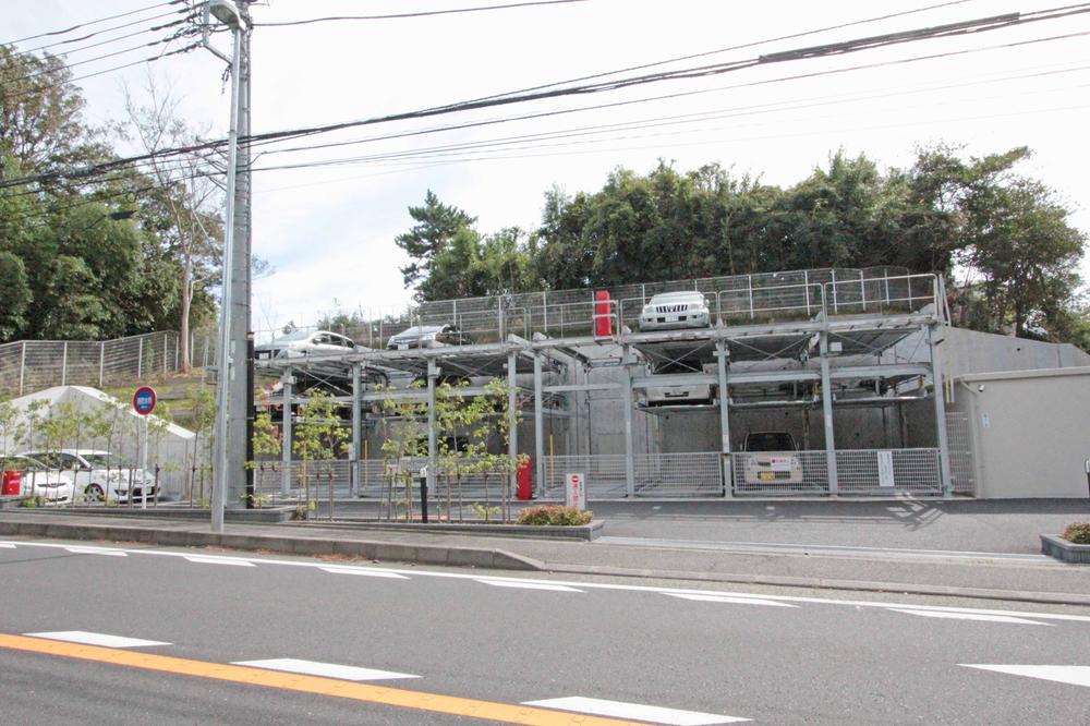 Parking lot. Common areas