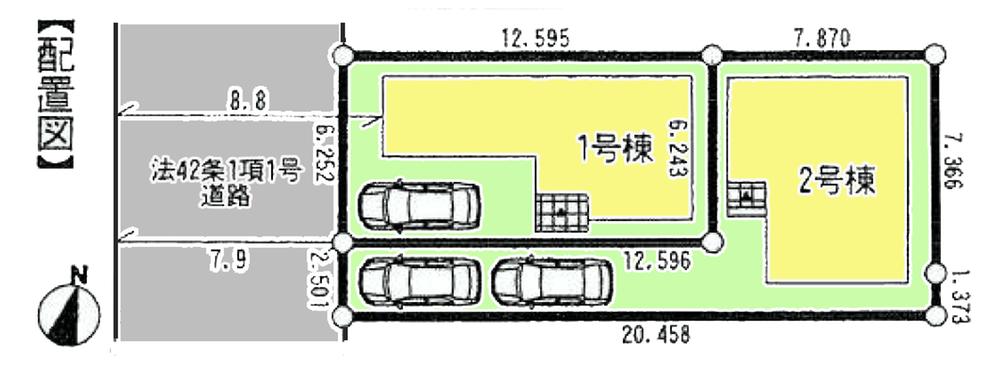 The entire compartment Figure. 1 Building: 78.69 sq m  Building 2: 100.26 sq m