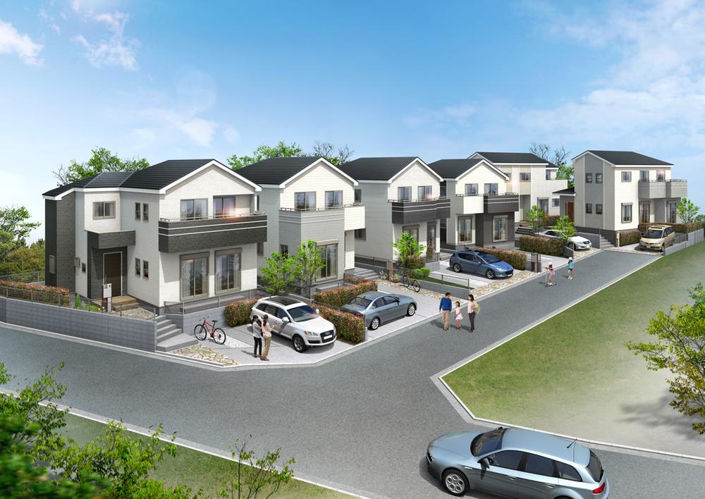 Rendering (appearance). All six buildings of new construction condominiums. By all means do not start a new life here?