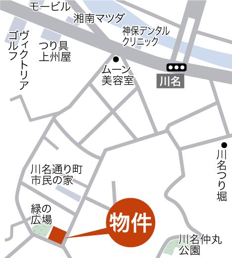 Local guide map. Enlarged view