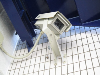 Security. Is a security camera installed Property. Comes with a monitor TV is at the door. station