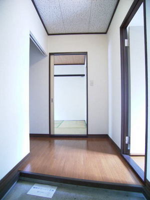 Entrance. Because there is also entrance hall, It is kept private space