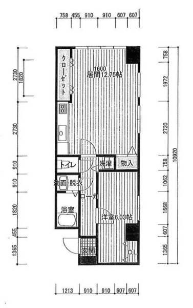 Floor plan. 1LDK, Price 16.8 million yen, Occupied area 47.16 sq m , Balcony area 3.24 sq m