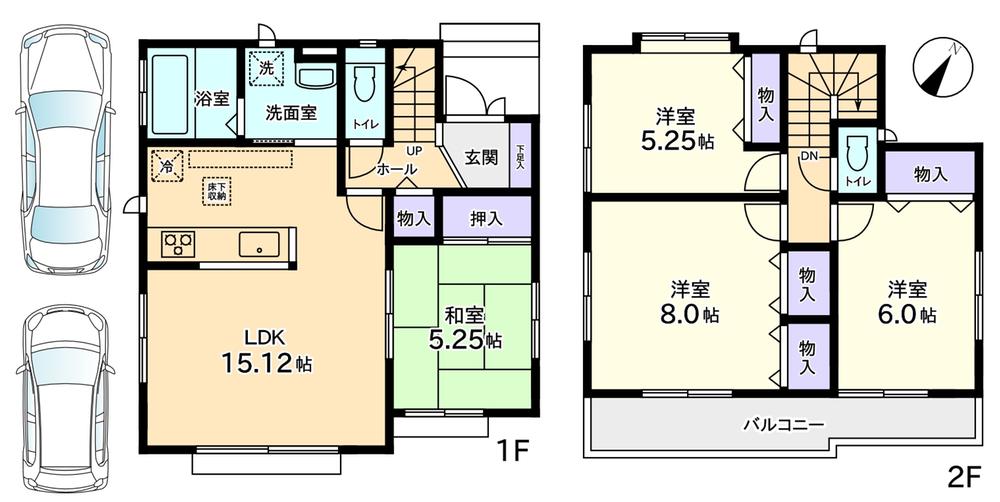Floor plan. 35,900,000 yen, 4LDK, Land area 110.01 sq m , Building area 93.36 sq m 1 Building: 35,900,000 yen It was price change!