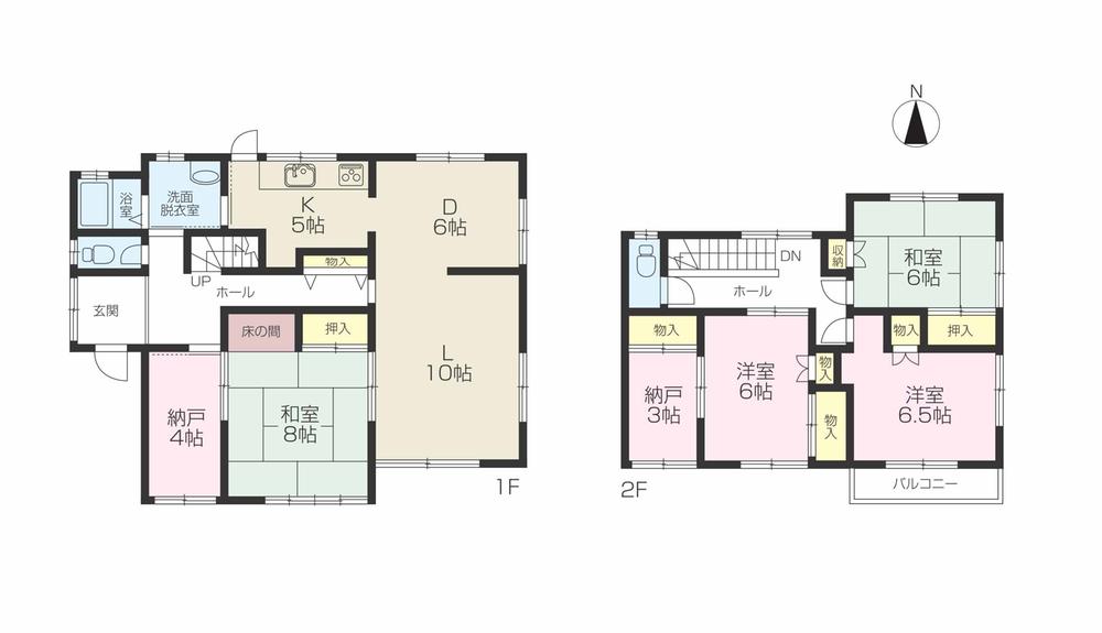 Floor plan. 62 million yen, 4LDK + 2S (storeroom), Land area 247.5 sq m , Building area 131.65 sq m