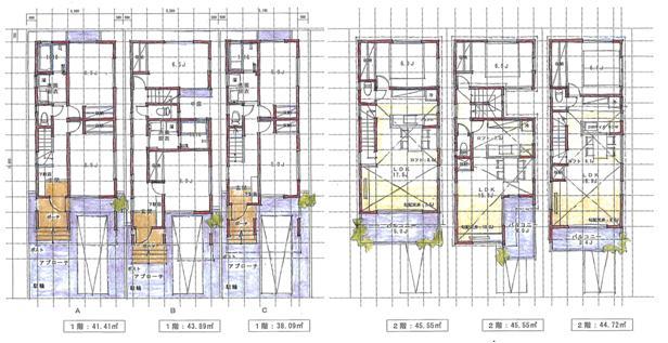 Building plan example (Perth ・ Introspection). Reference plan view