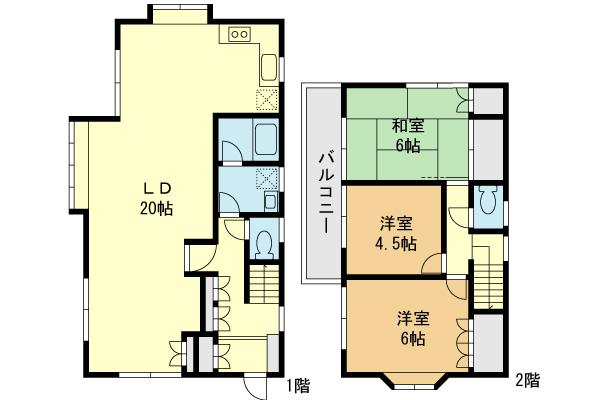Floor plan. 31,800,000 yen, 3LDK, Land area 111.88 sq m , Building area 89.43 sq m