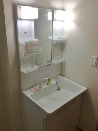 Wash basin, toilet. There convenient vanity! 