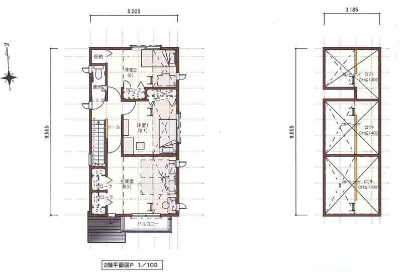 Other building plan example. Second floor image view