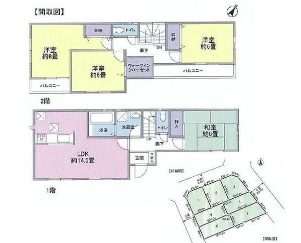 Floor plan. 35,800,000 yen, 4LDK, Land area 101.7 sq m , Building area 98.53 sq m