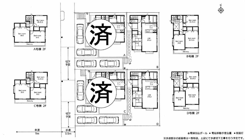 Floor plan. 39,900,000 yen, 4LDK, Land area 136.7 sq m , Building area 96.25 sq m