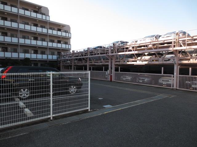 Parking lot. Common areas