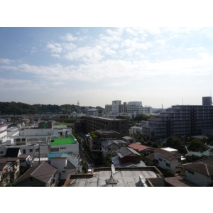 Balcony. It is photographed scenery from the south side