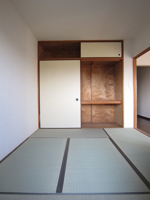 Living and room. It is the south side of the Japanese-style room.