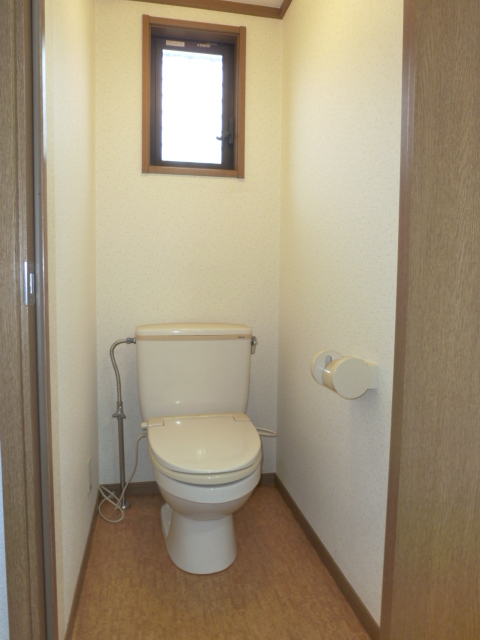 Toilet. With warm toilet