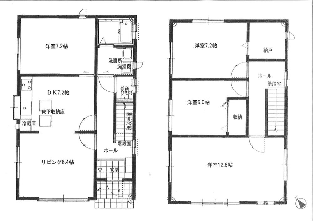 Floor plan. 30.5 million yen, 4LDK + S (storeroom), Land area 155.08 sq m , Building area 112 sq m