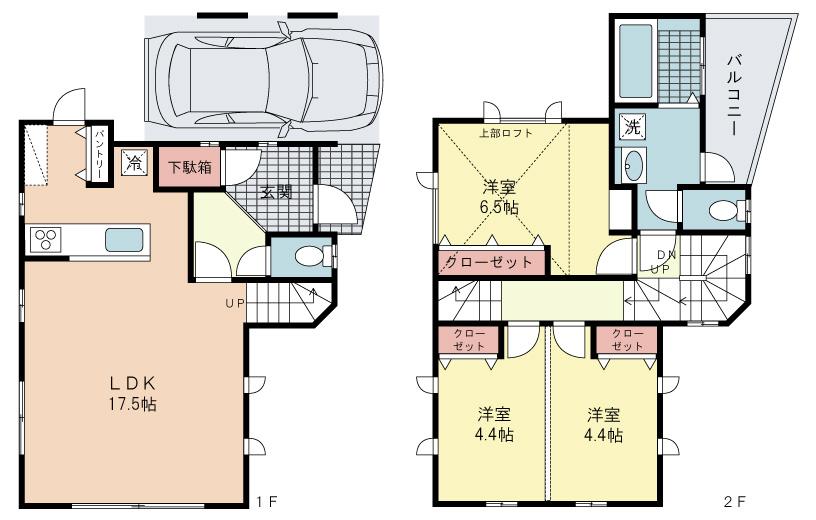 Floor plan. 36,800,000 yen, 3LDK, Land area 78.88 sq m , Building area 82.94 sq m