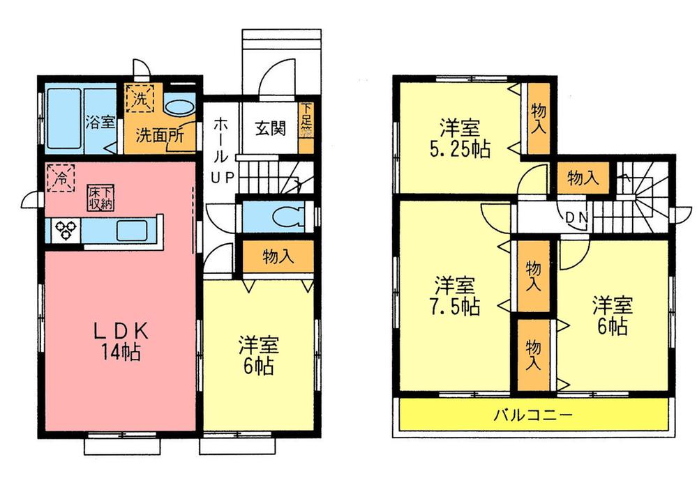 Floor plan. (B), Price 29,800,000 yen, 4LDK, Land area 115 sq m , Building area 92.32 sq m