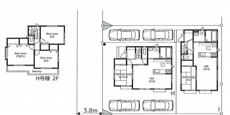 Floor plan. 42,800,000 yen, 4LDK, Land area 118.37 sq m , Building area 94.6 sq m