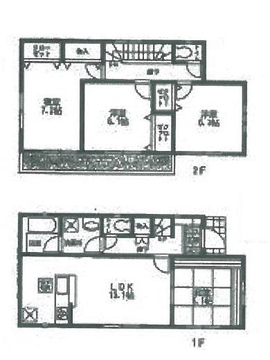 Floor plan. (Building 2), Price 24,800,000 yen, 4LDK, Land area 142 sq m , Building area 91.52 sq m