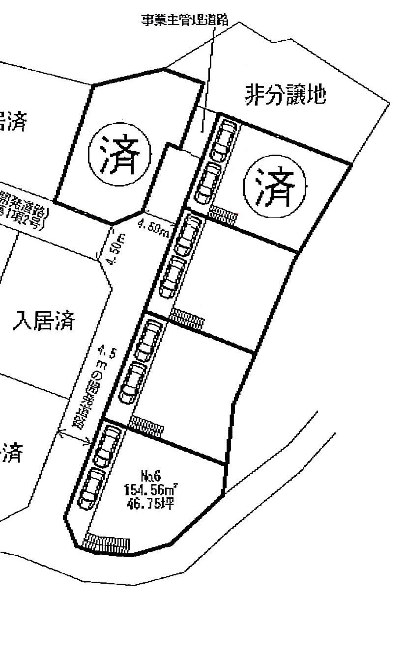Compartment figure. Land price 11 million yen, Land area 154.56 sq m