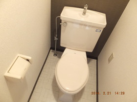 Toilet. WC shelf (comes with outlet) ※ Another room reference photograph (502 Nos.