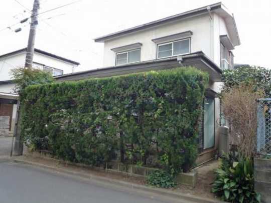 Local land photo. This property is covered by a high fence. It is a blue background of an empty part of the property right