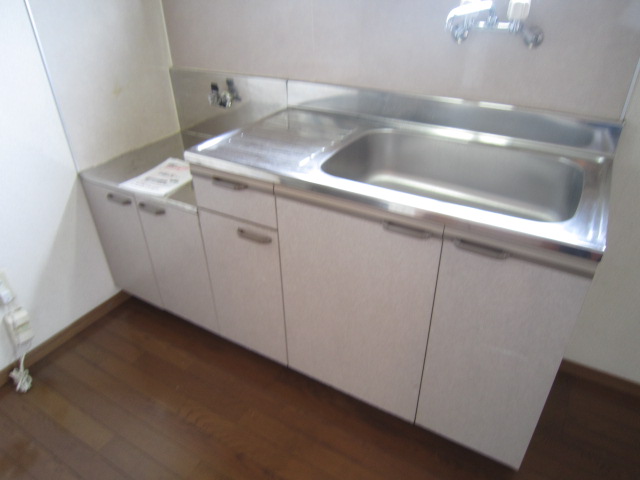 Kitchen. You can put up to two-burner gas stove!