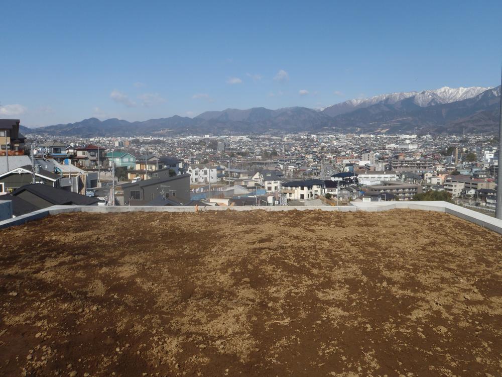 Local land photo. Panorama spread to No70 is the view from the residential land before the eyes is the best. Please realize the dream of my home while feeling the four seasons of the mountains