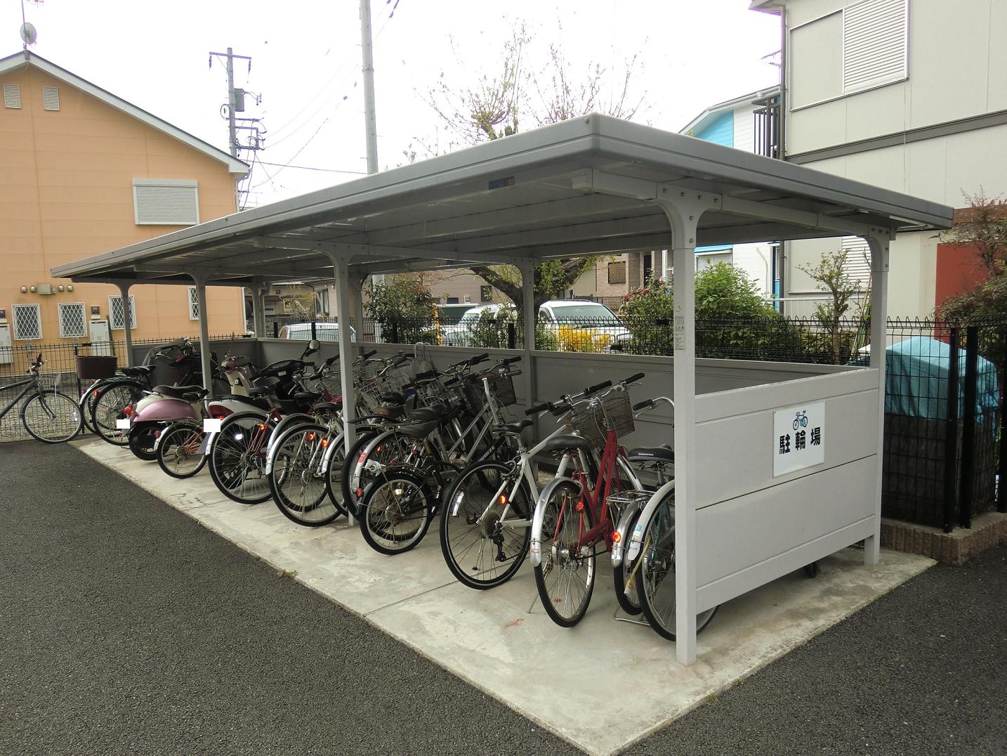 Other common areas. Bicycle (bike parked Allowed)