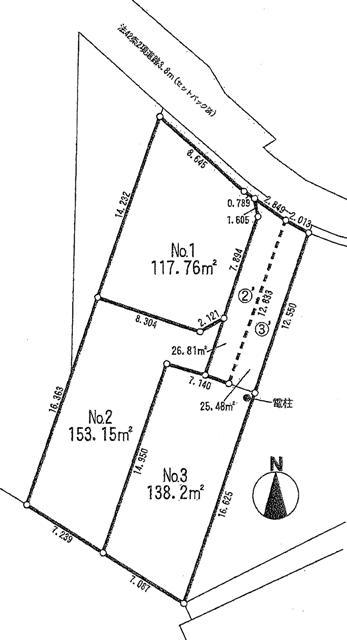 Compartment figure. Land price 17.8 million yen, Land area 117.6 sq m