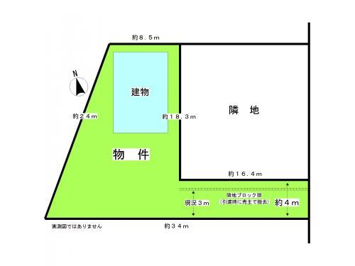 Compartment figure. Land price 34,900,000 yen, Land area 366.49 sq m