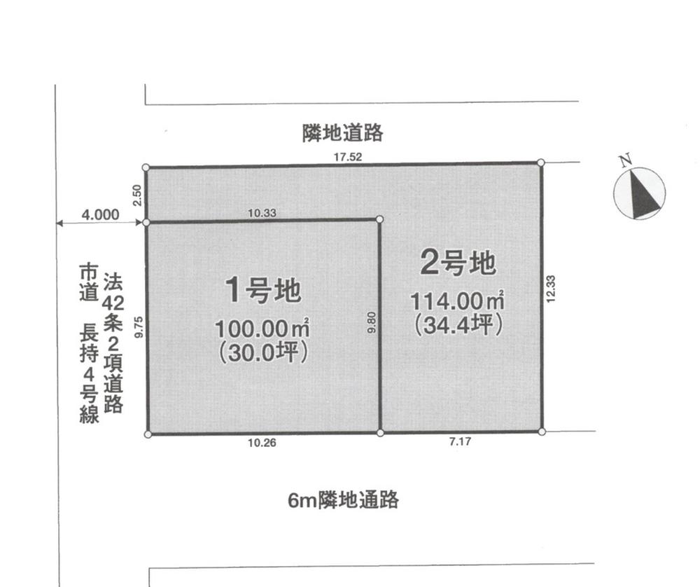 Compartment figure. Land price 12 million yen, Land area 100.64 sq m