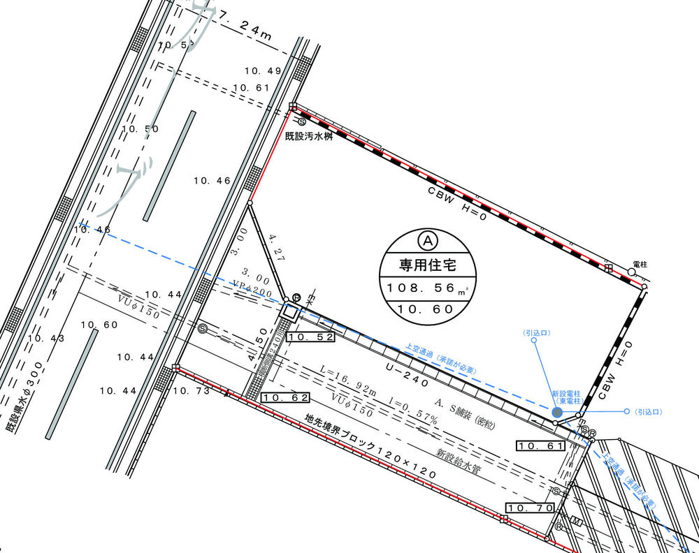 Compartment figure. Land price 15,750,000 yen, Land area 108.56 sq m compartment view