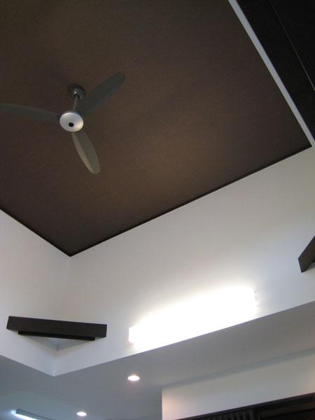 Building plan example (introspection photo). Gradient ceiling