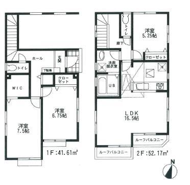 Floor plan. 29,800,000 yen, 3LDK, Land area 83.85 sq m , Building area 93.78 sq m
