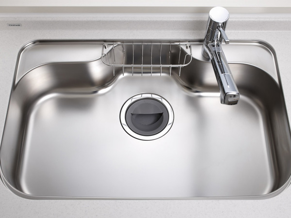 Kitchen.  [Quiet sink] Water to be worried about at the time of the washing is to reduce the I sound, Adopt a wide silent sink. Such as a large frying pan is loose washable, Sound of water is also not worried.